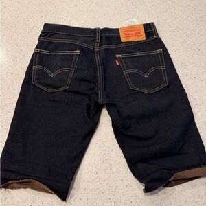 Levi's Men's Dark Blue Jean Shorts